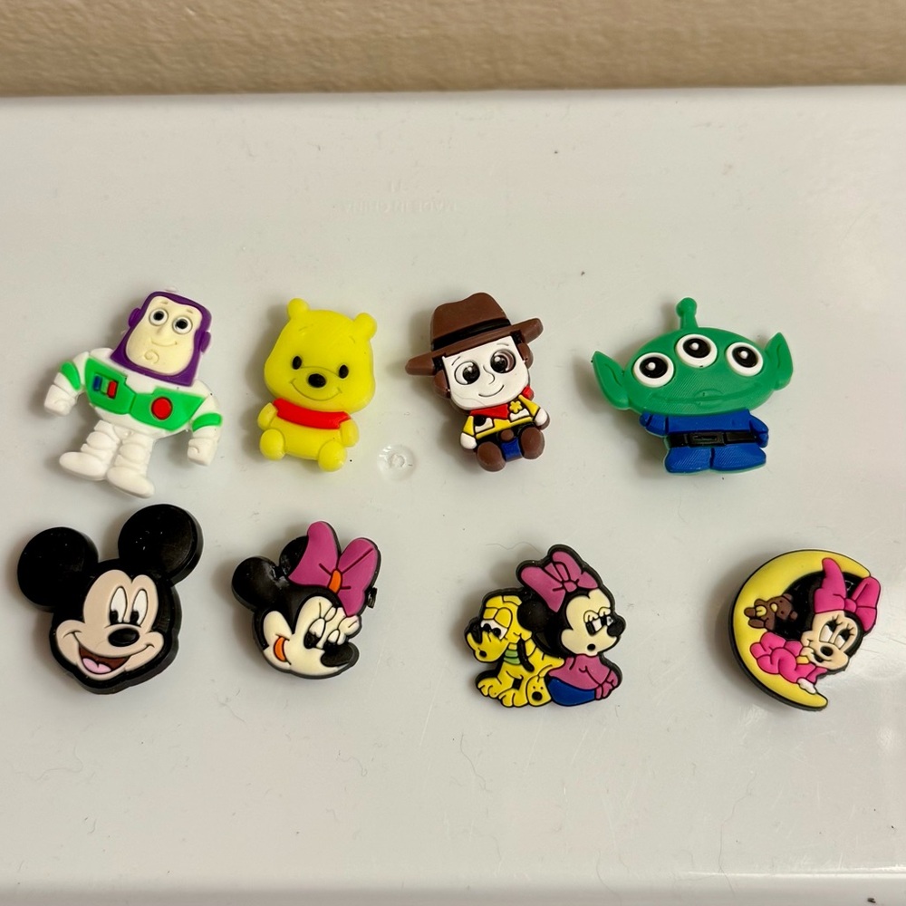 Lot of Disney and Toy Story Crocs Shoe Charms - NEW